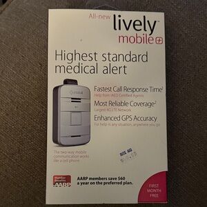 Lively Mobile+ Medical Alert Device - Gray and White